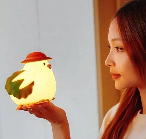 Chicken Rechargeable Silicone Night Lamp