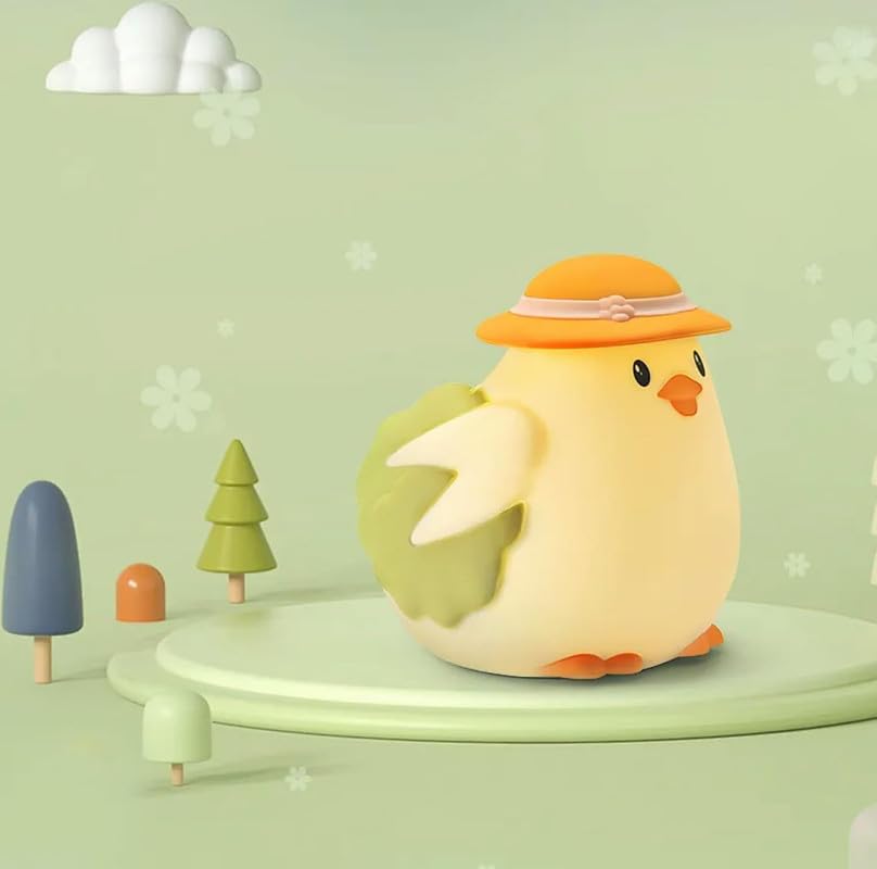 Chicken Rechargeable Silicone Night Lamp