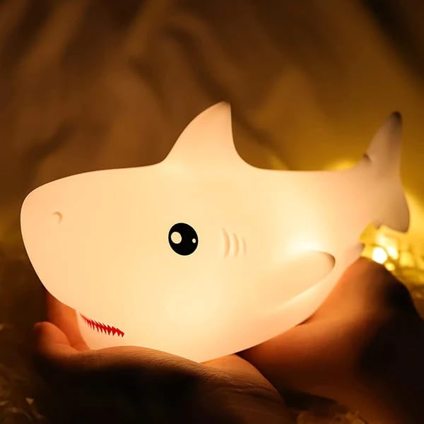 Shark Silicone LED Night Light
