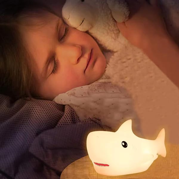 Shark Silicone LED Night Light