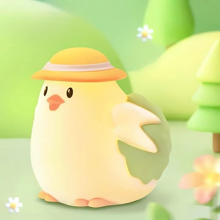 Chicken Rechargeable Silicone Night Lamp