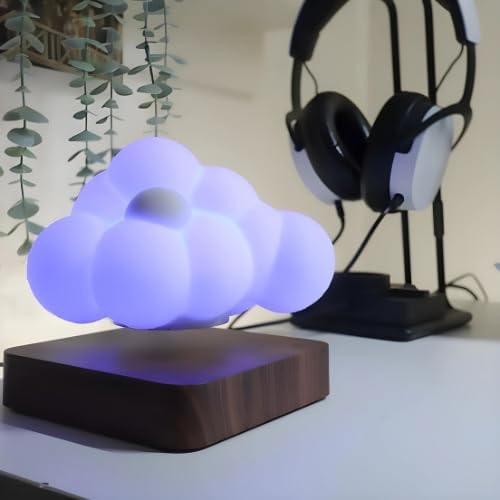 Floating Cloud Lamp Magnetic Levitating Lamp 360 Degree Automatic Rotating