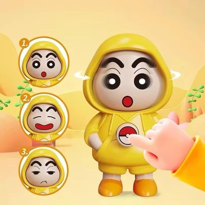 Shinchan Face Changing Keychains [ Free Deer Head Holder ]