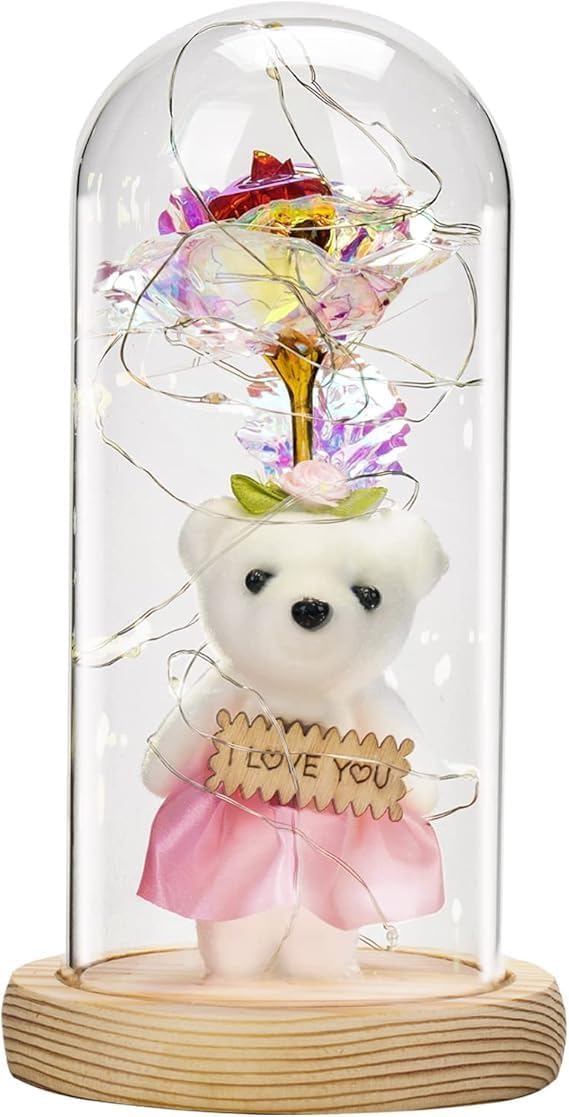Galaxy Rose & Teddy Gift