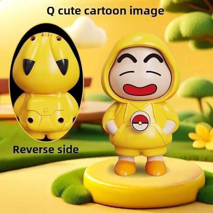 Shinchan Face Changing Keychains [ Free Deer Head Holder ]