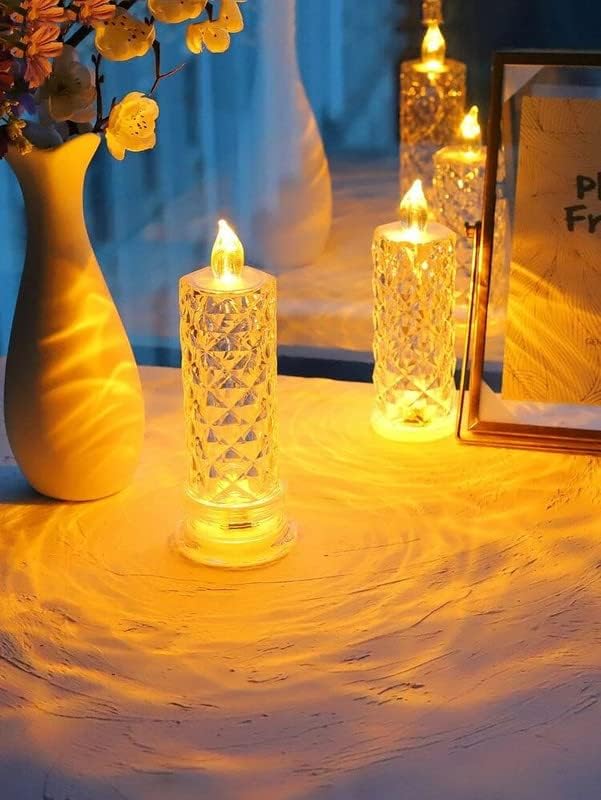 Crystal LED Candle Lamp