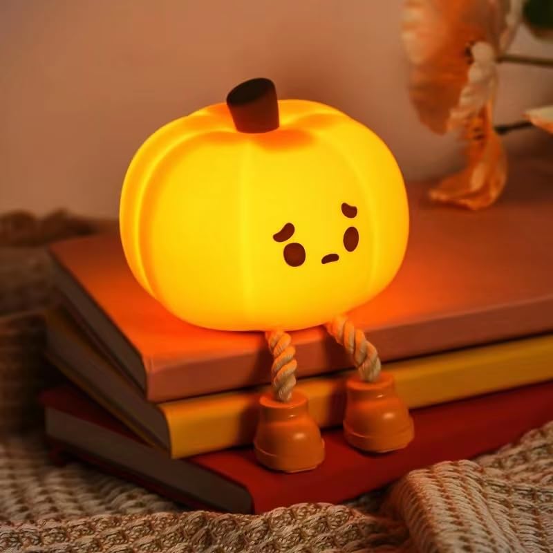 Pumpkin Night Light, Cute LED Lamp
