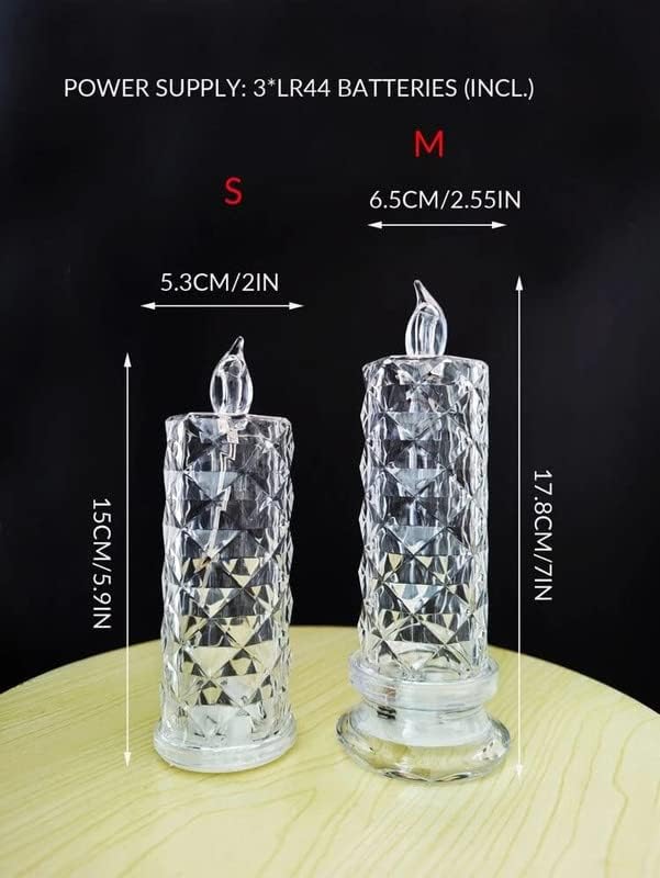 Crystal LED Candle Lamp