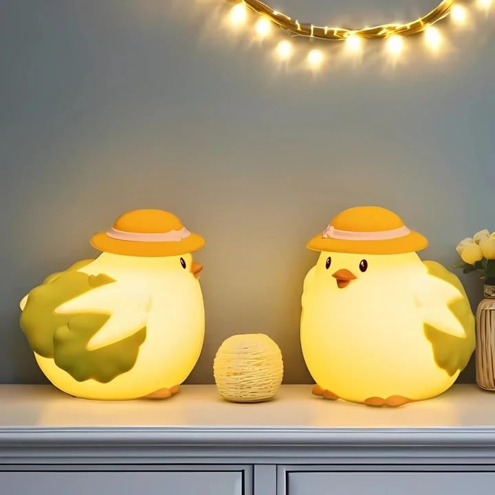 Chicken Rechargeable Silicone Night Lamp