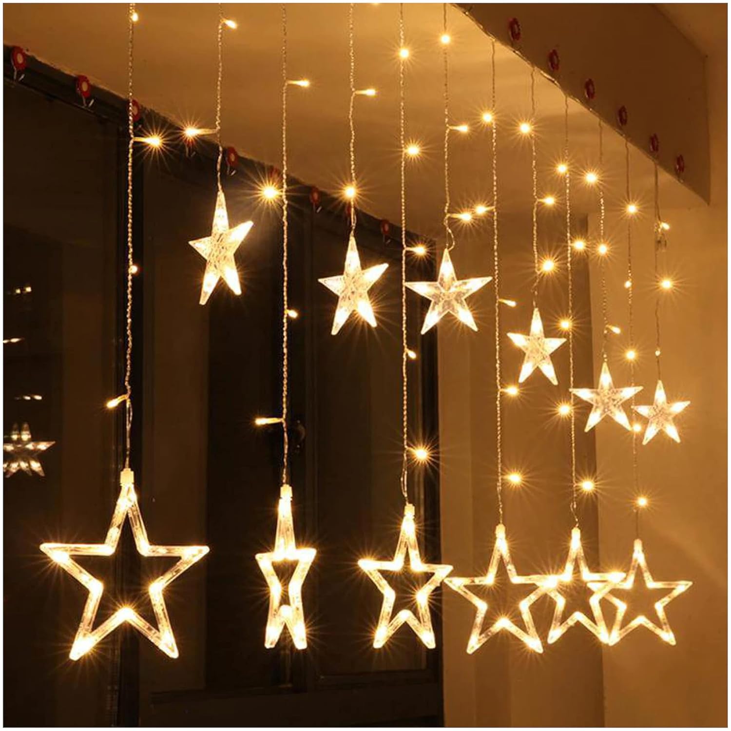 5+5 Star LED String Lights