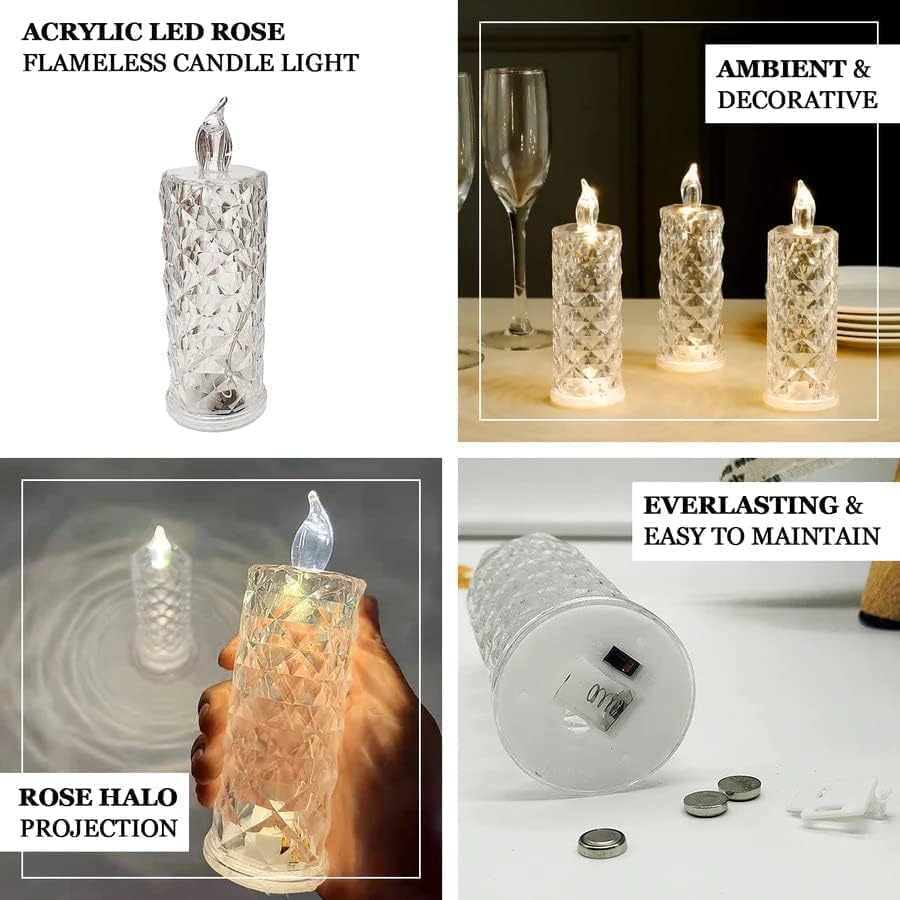 Crystal LED Candle Lamp