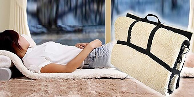 Massage Bed Mattress Body Head, Neck, leg Massager with 9 Motor Vibrator & 9 Soothing Heat
