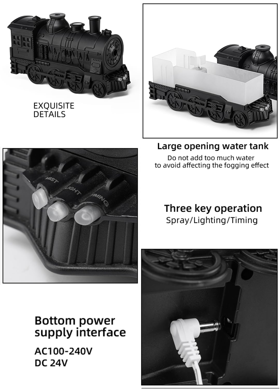 Train Humidifier – All Aboard the Steam Express