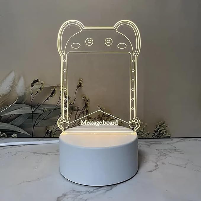 Rectangle Acrylic LED Lamp – Sleek, Modern &amp; Personalized