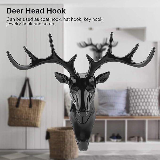 Deer Head Wall Key Holder