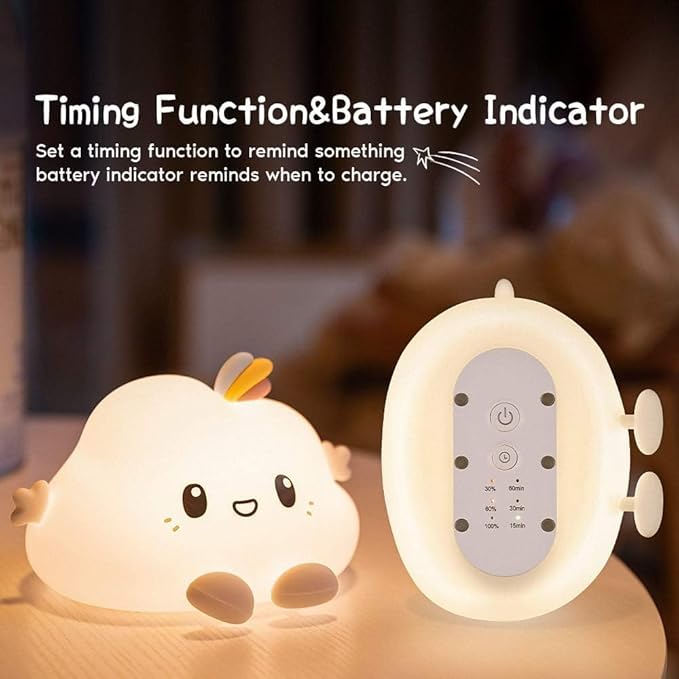 Cloud Rechargeable Silicone Night Lamp