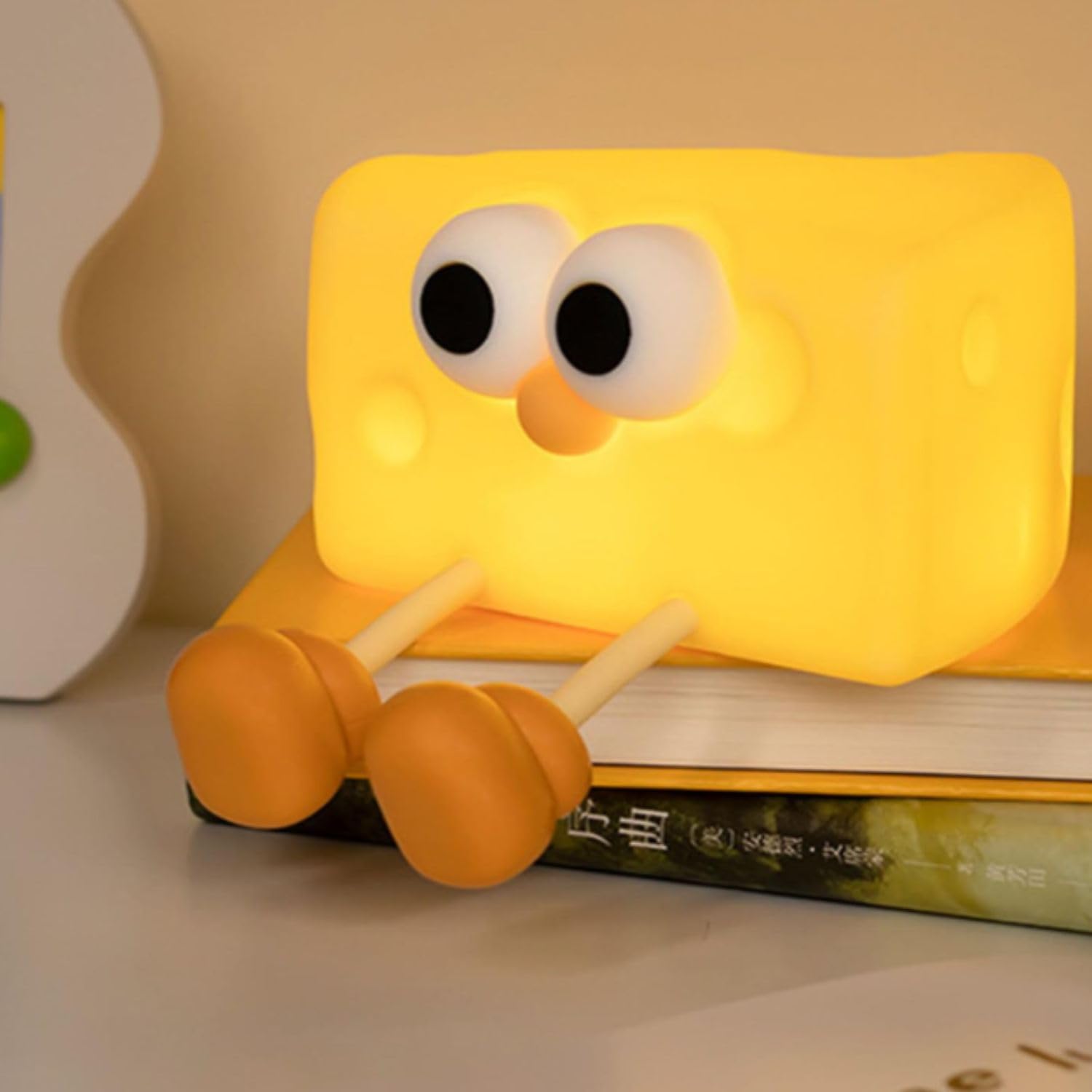 Cheese Rechargeable Silicone Night Lamp