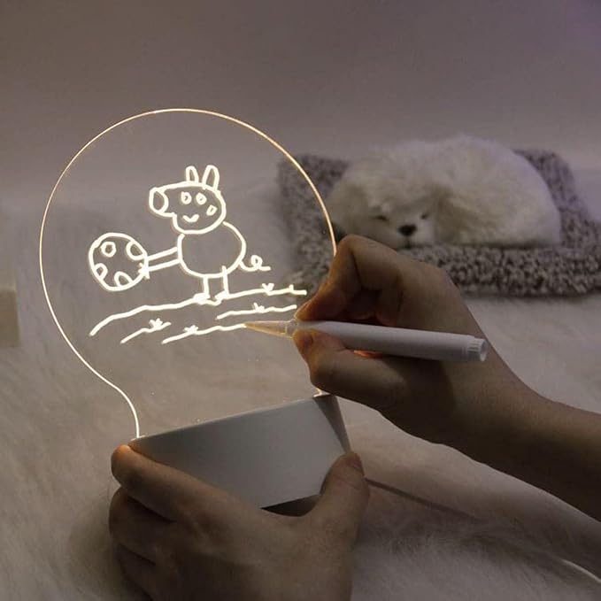 Circle Acrylic LED Lamp – Simple. Elegant. Glowing.