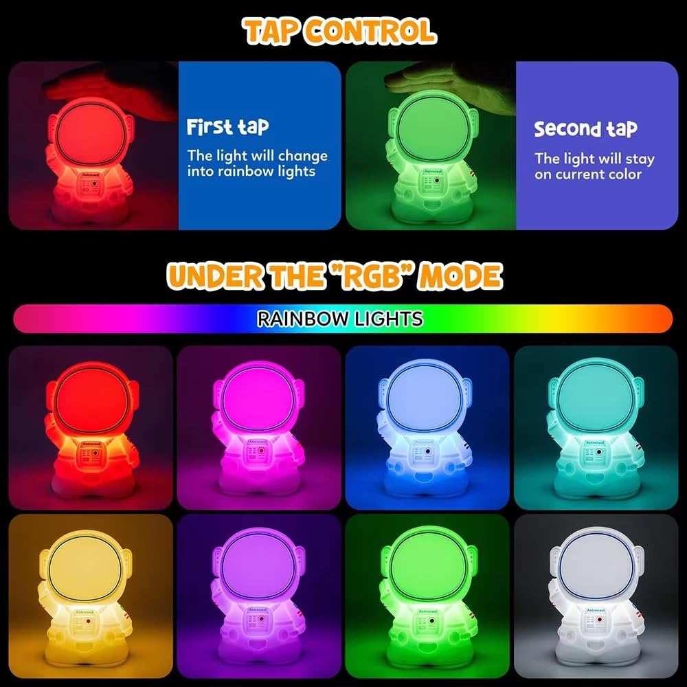 Silicone Astronaut – Soft, Spacey & Lamp; Super Cute!