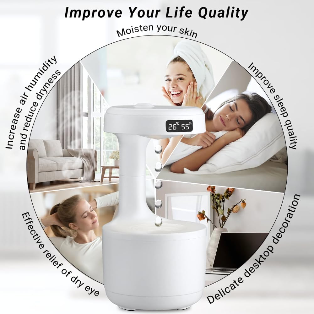 Gravity Humidifier – Silent Freshness in Style