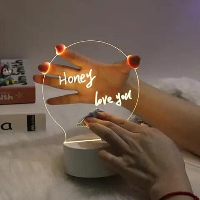 Circle Acrylic LED Lamp – Simple. Elegant. Glowing.