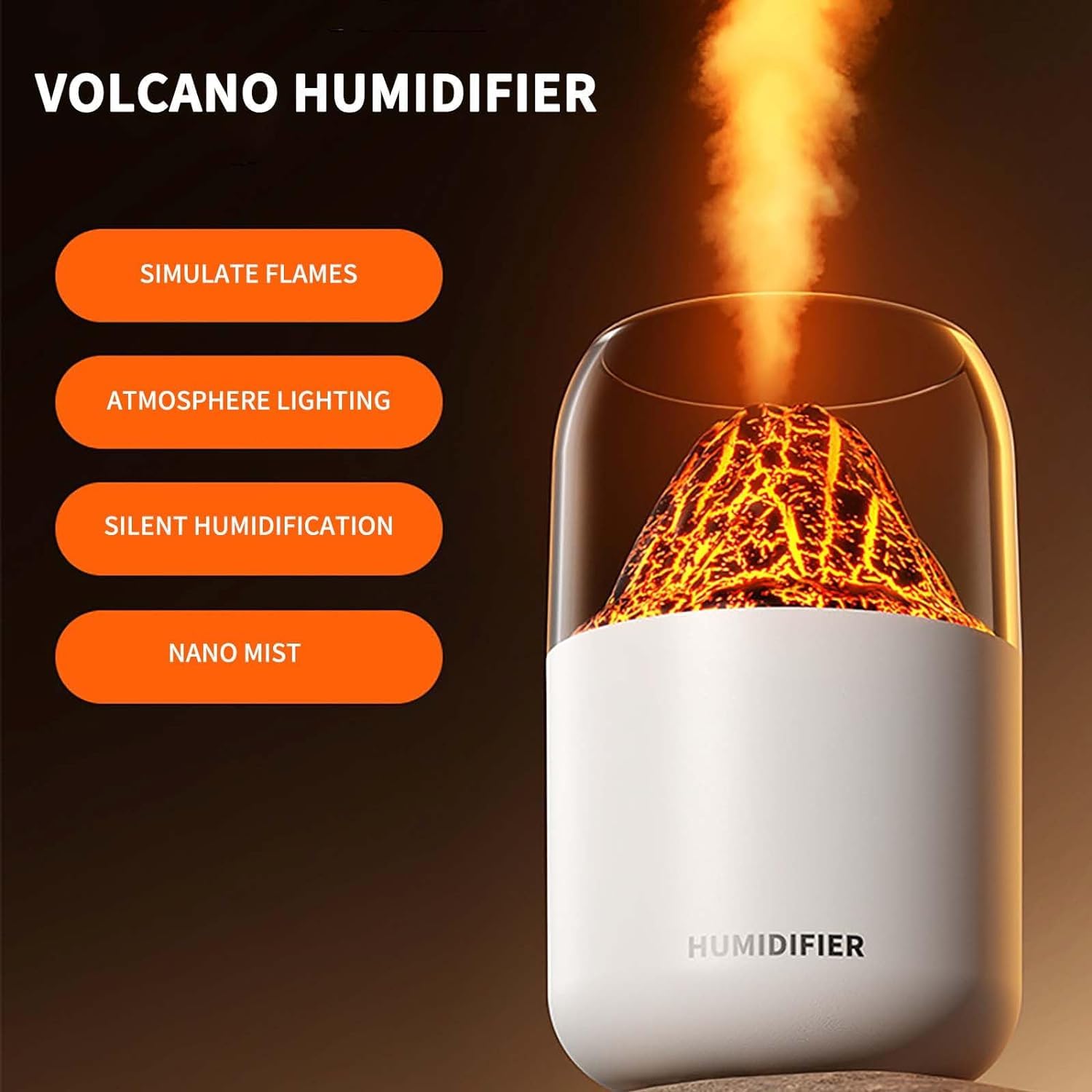 Flame Volcano Humidifier