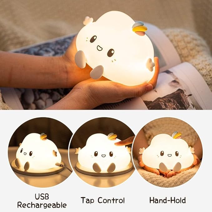 Cloud Rechargeable Silicone Night Lamp