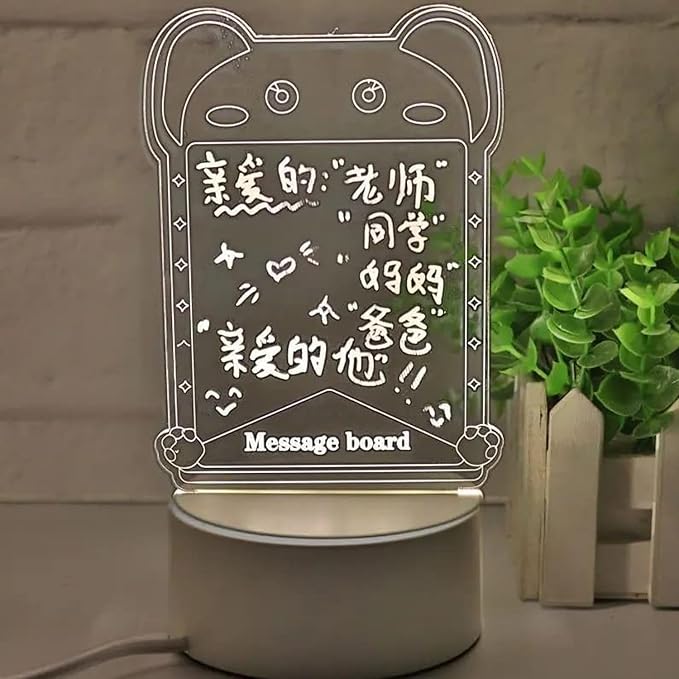 Rectangle Acrylic LED Lamp – Sleek, Modern &amp; Personalized