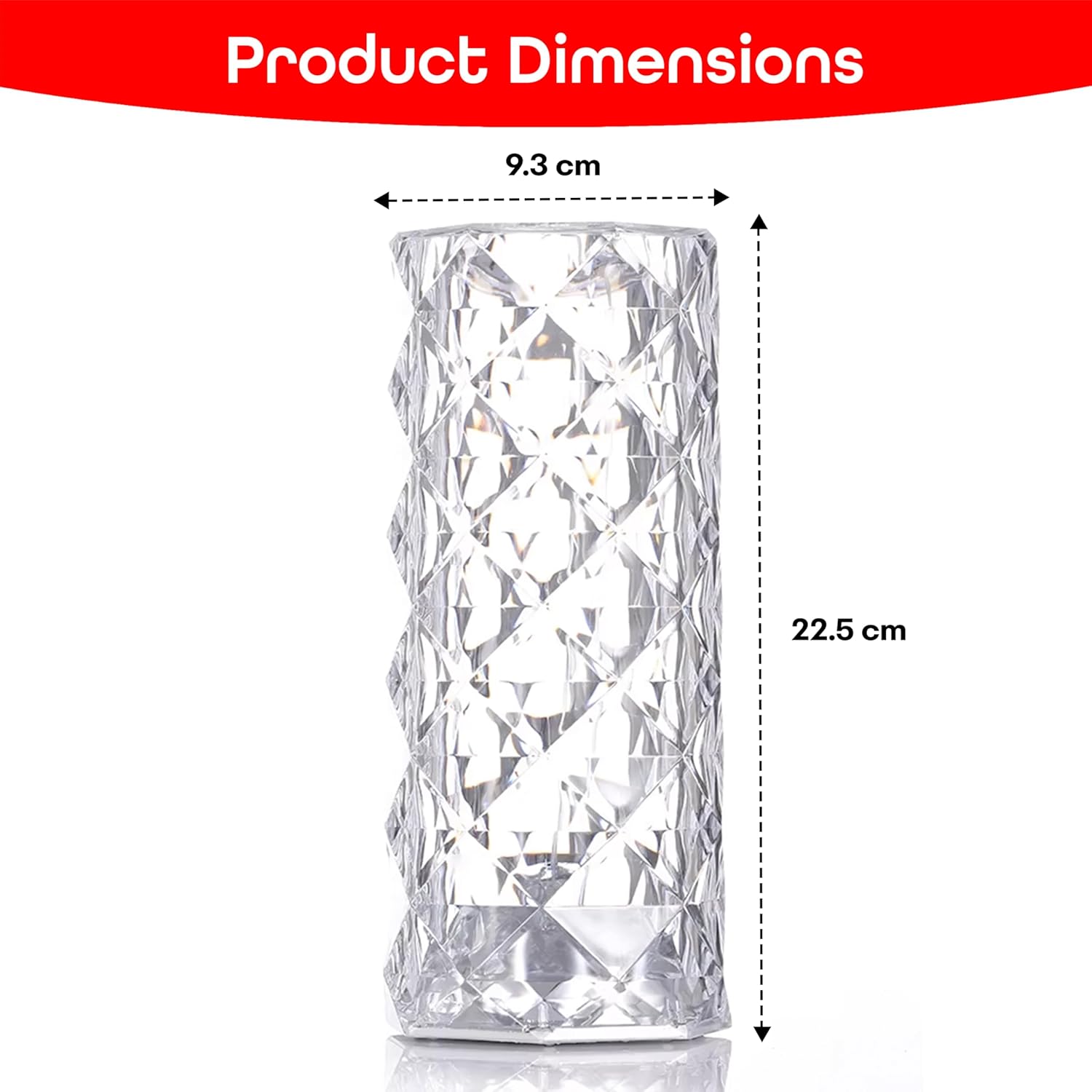 Crystal Table Lamp – Elegant Glow for Every Room