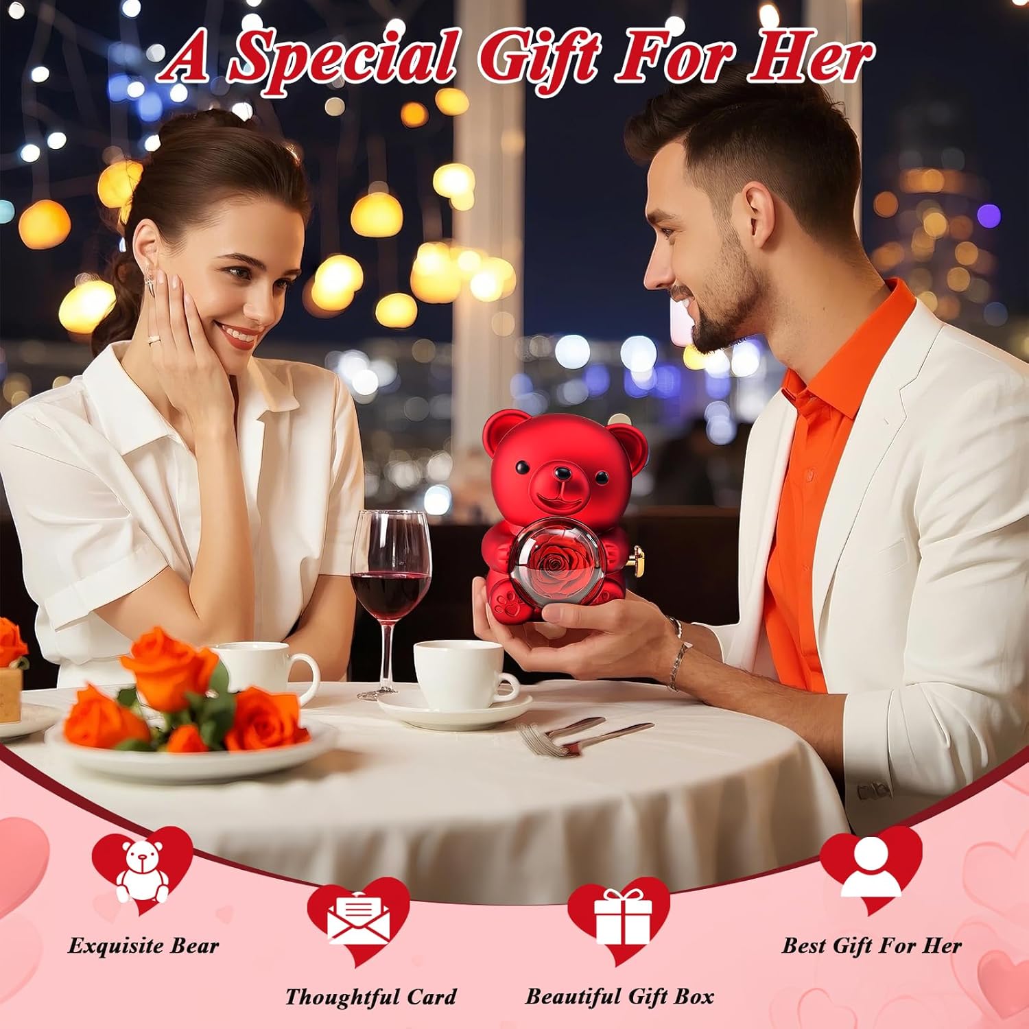 Red Teddy Gift Box