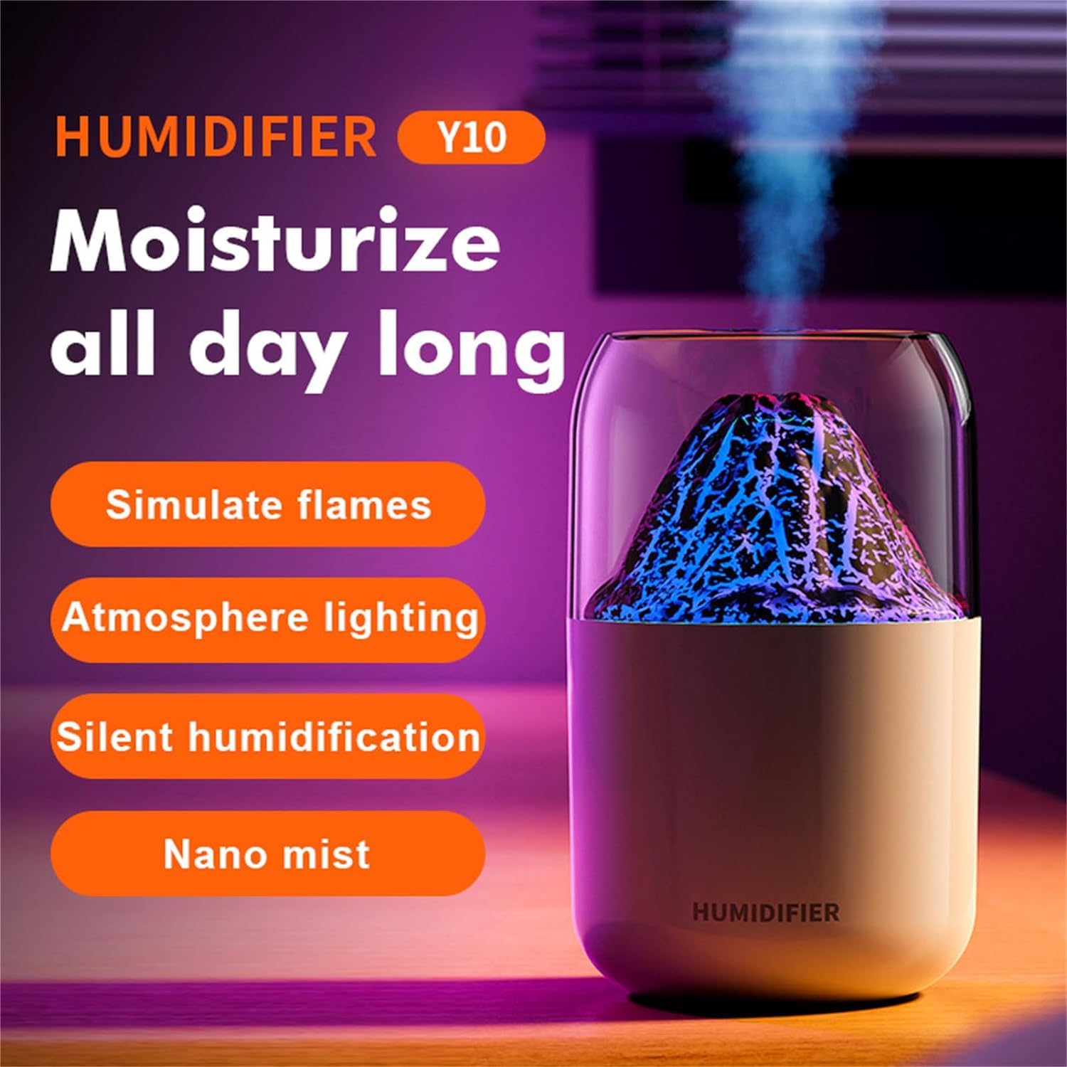 Flame Volcano Humidifier