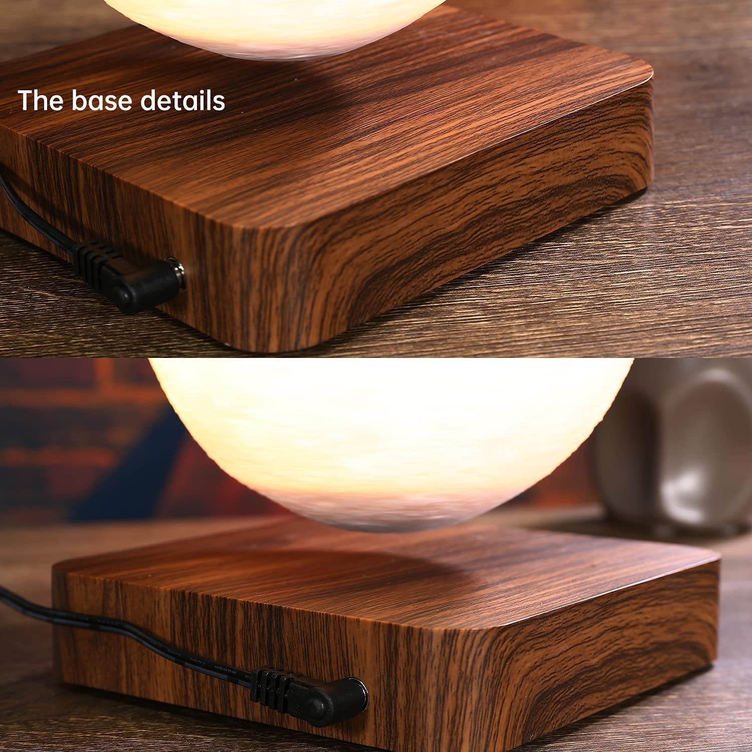 Floating Moon Lamp Magnetic Levitating Lamp 360 Degree Automatic Rotating