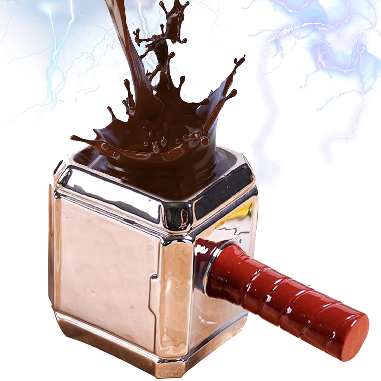Thor Hammer Mug, Funny Shaped Coffee Mug, Marvel Themed 3D Mugs