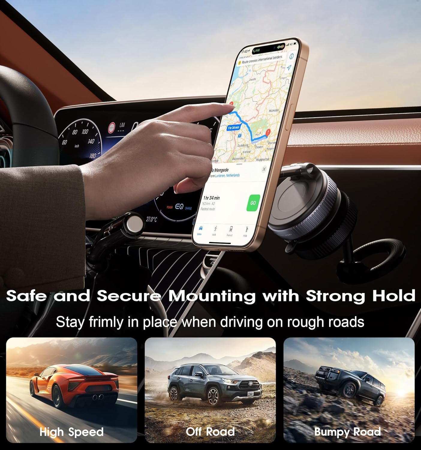 360° Magnetic Phones Holder, Magnetic Car Phone Mount