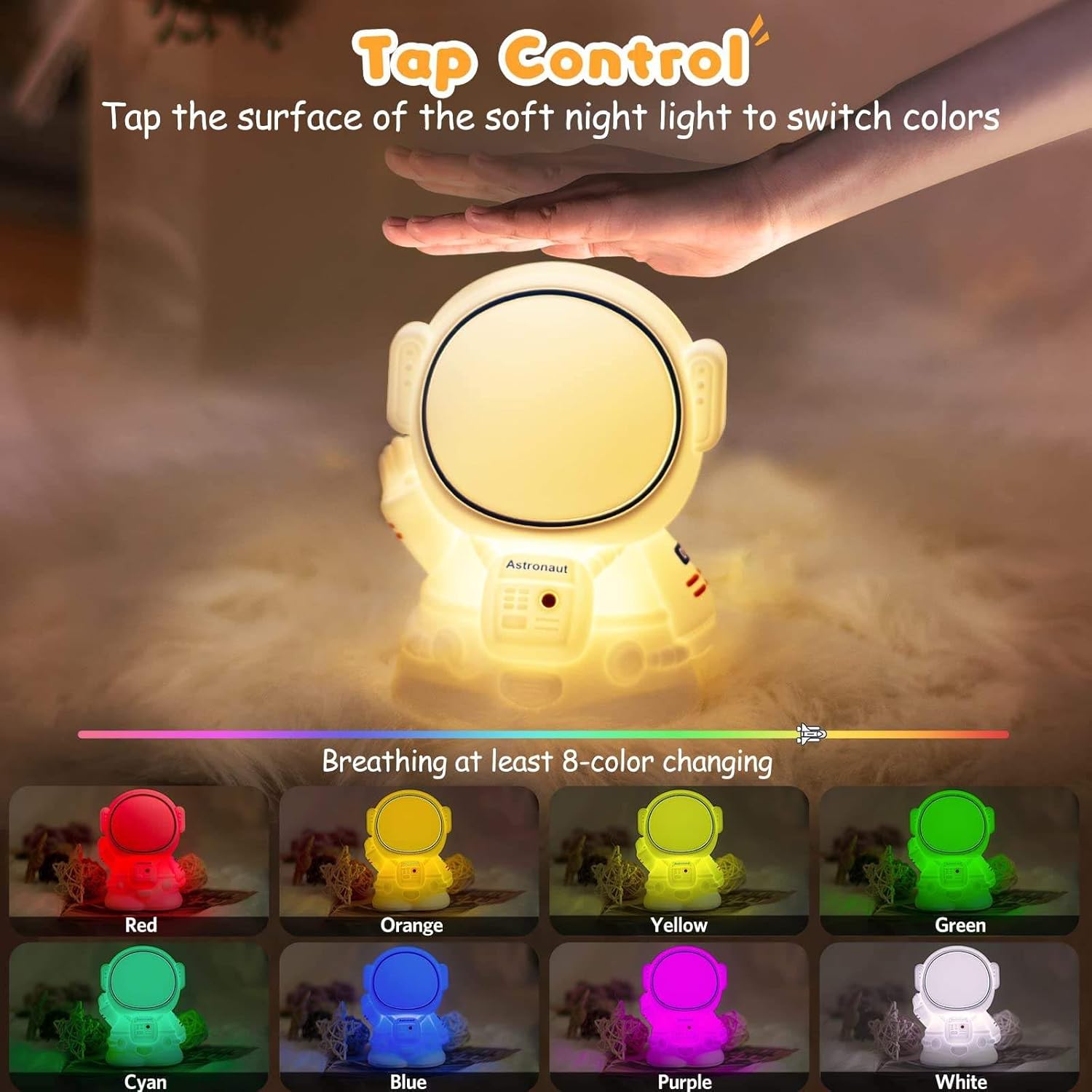 Silicone Astronaut – Soft, Spacey & Lamp; Super Cute!