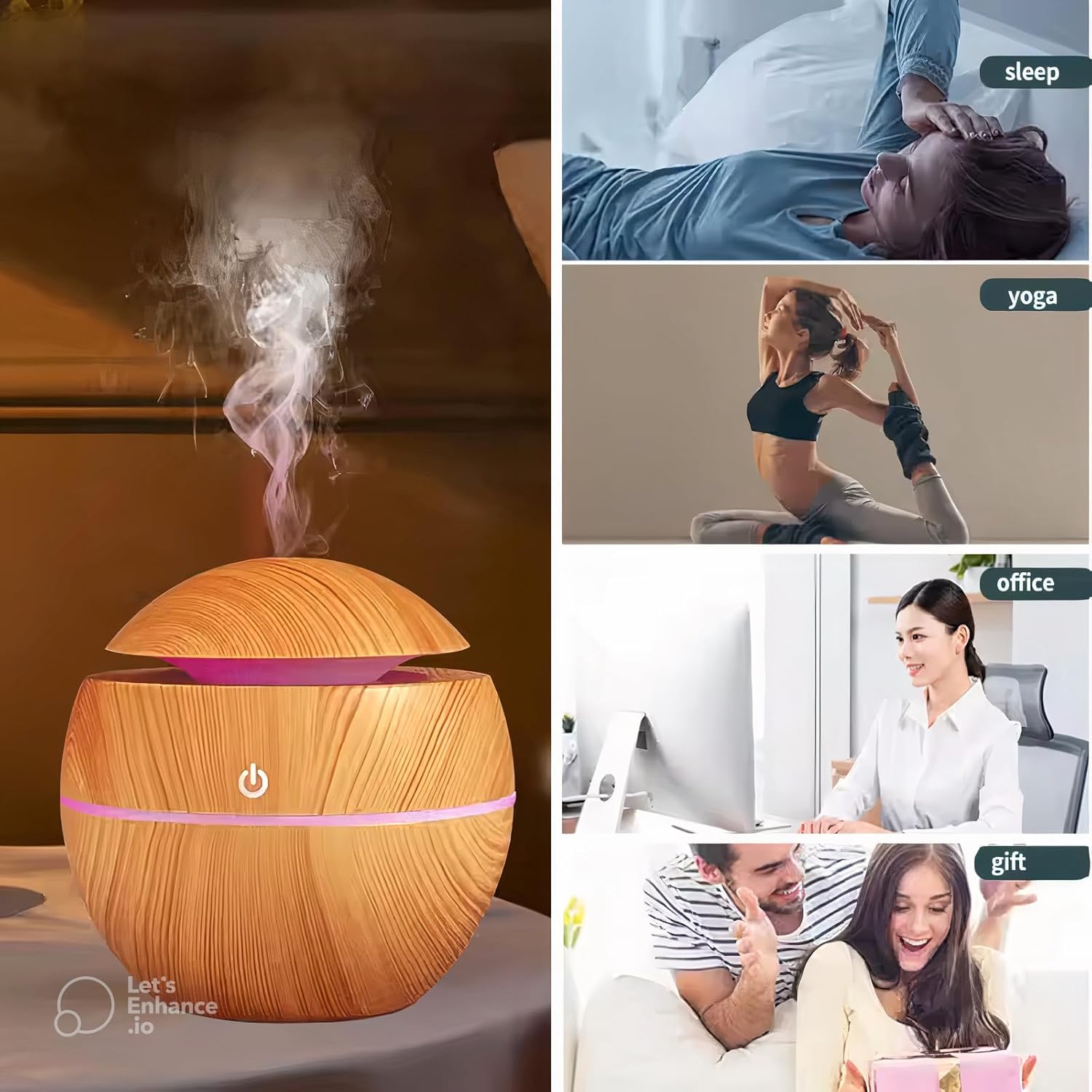 Wooden Grain Humidifier
