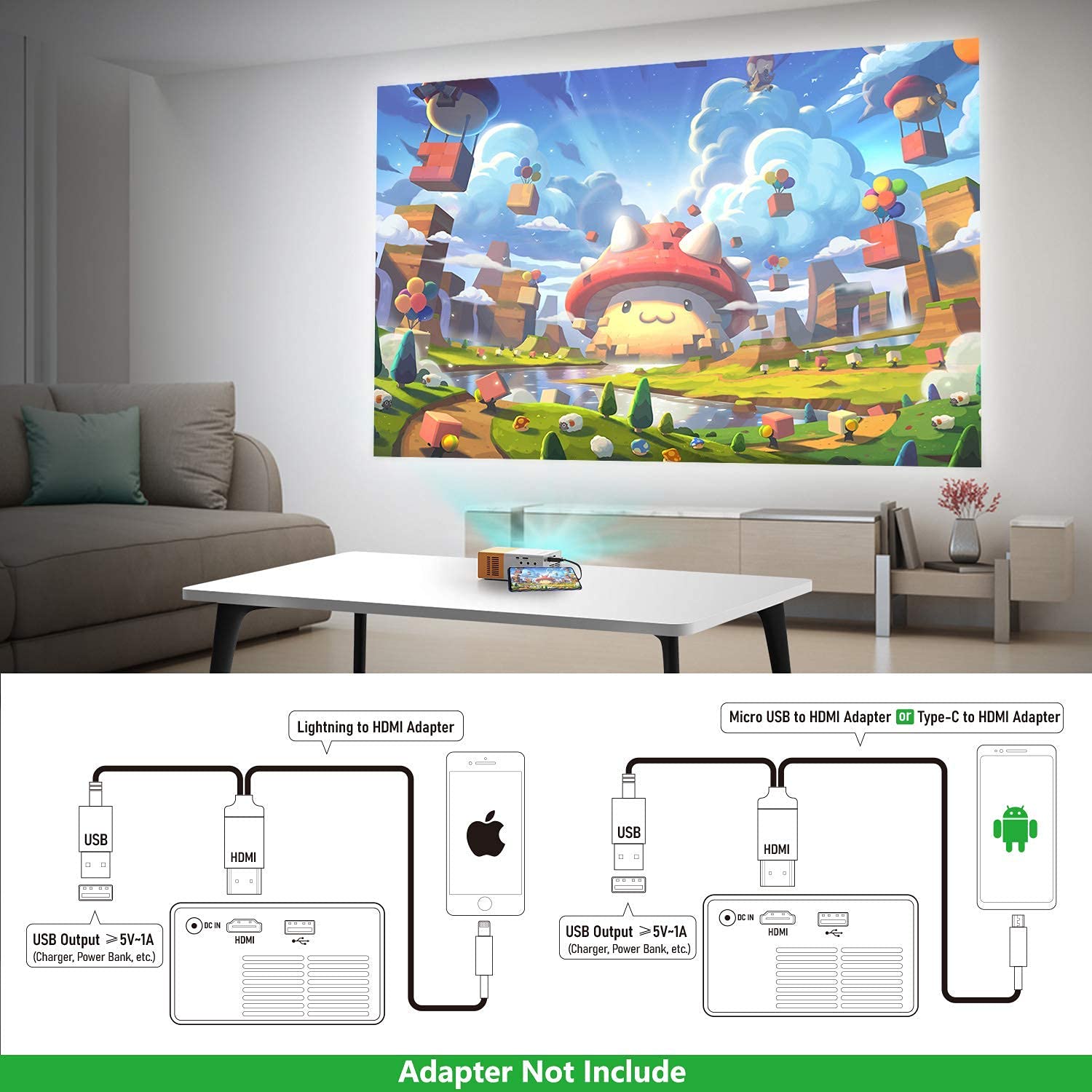 Mini Projector – Big Screen in Your Pocket