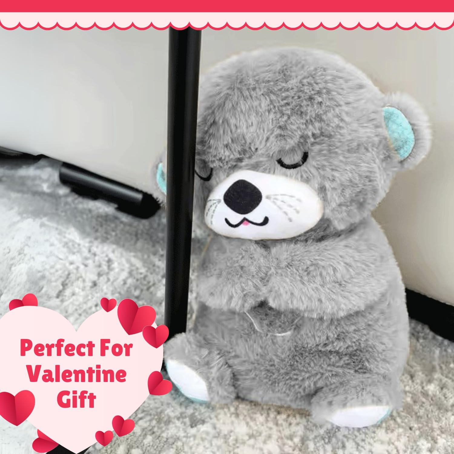 Breathing Teddy Otter Glowing Music for Baby Sensory Sleep Lights [ multiple colour ]