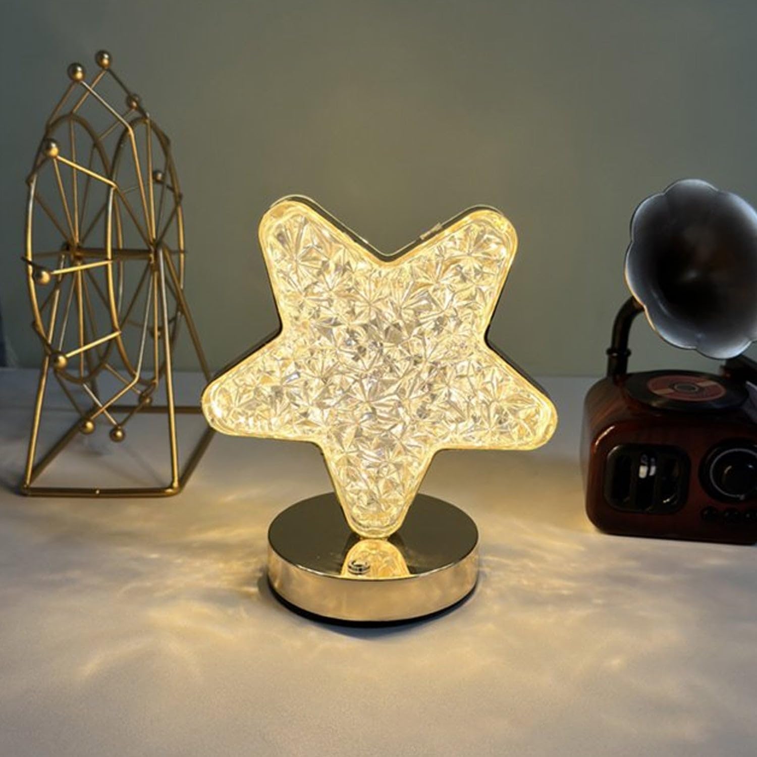 Star Shape Crystal Lamp – Shine Bright