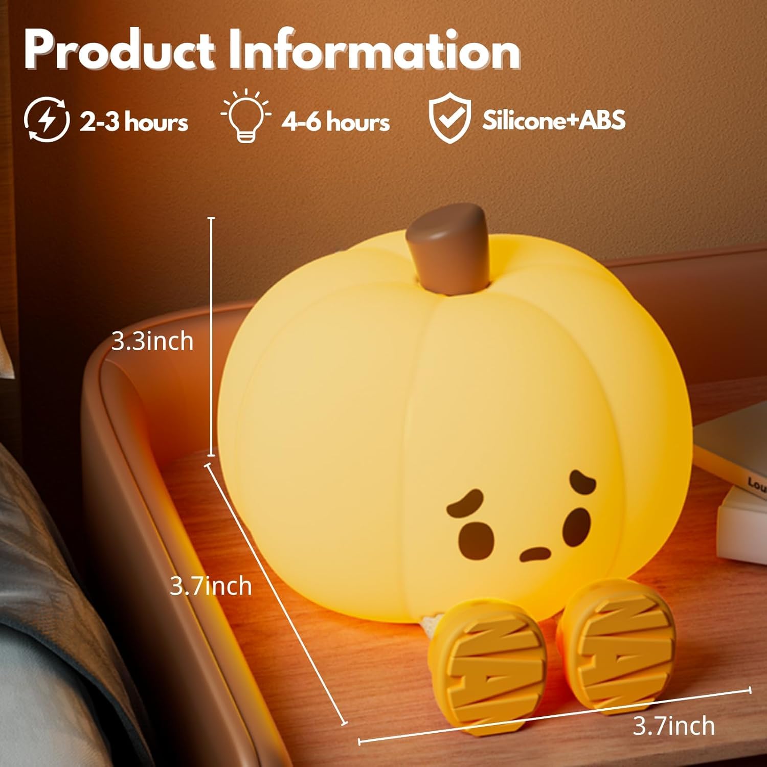 Pumpkin Silicone Light Lamp
