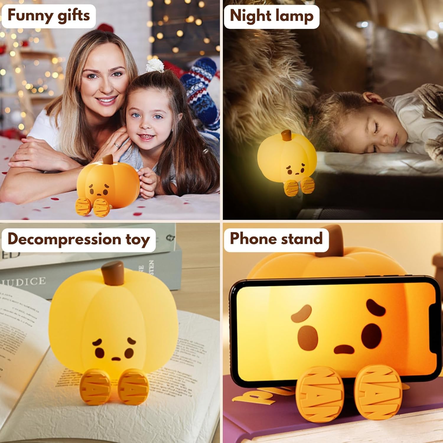 Pumpkin Silicone Light Lamp
