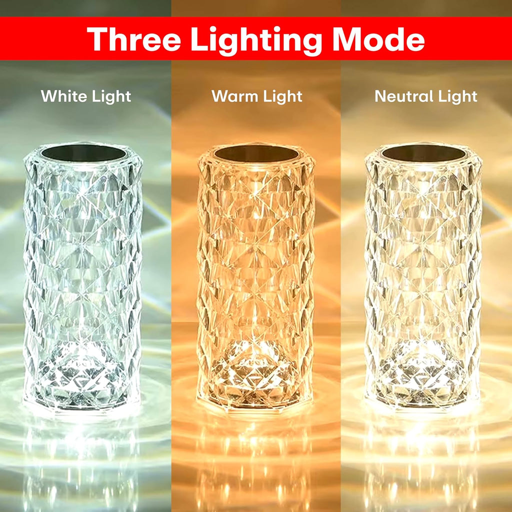 Crystal Table Lamp – Elegant Glow for Every Room