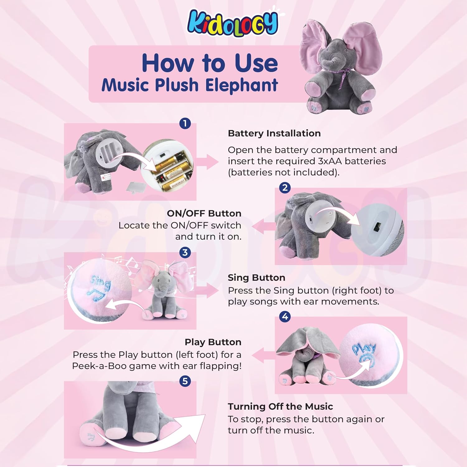 A Peek-a-Boo Elephant – Play, Laugh