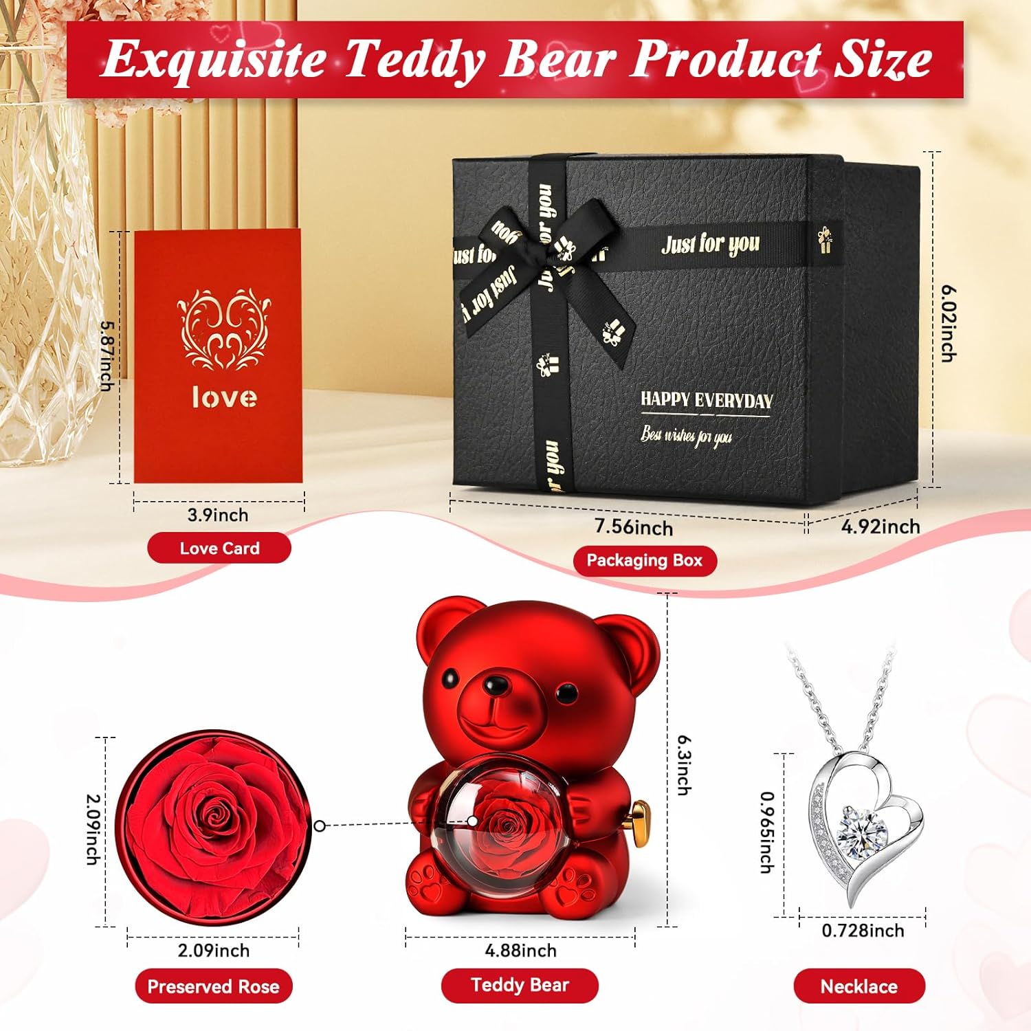 Red Teddy Gift Box