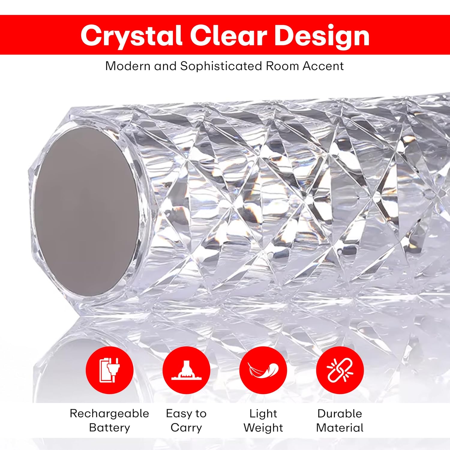 Crystal Table Lamp – Elegant Glow for Every Room