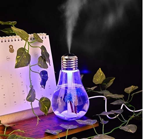 Bulb-Shaped Humidifier with LED Light