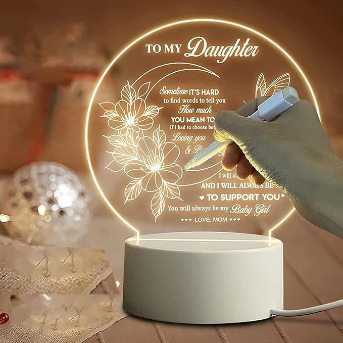 Circle Acrylic LED Lamp – Simple. Elegant. Glowing.