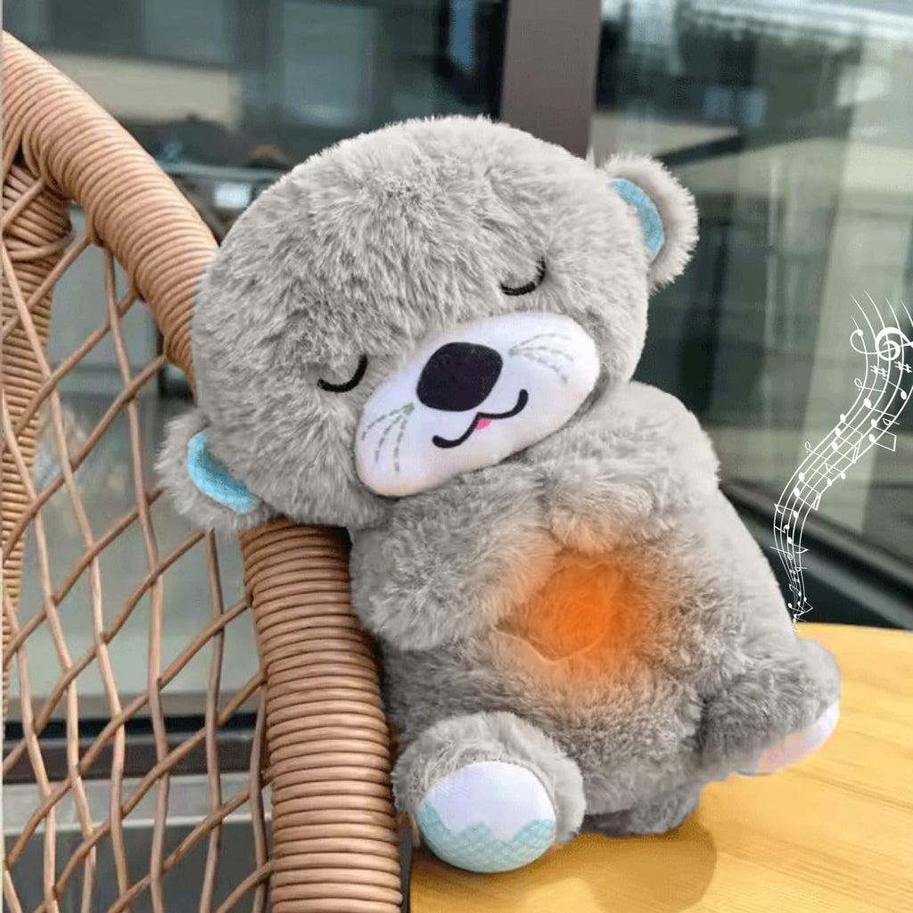 Breathing Teddy Otter Glowing Music for Baby Sensory Sleep Lights [ multiple colour ]
